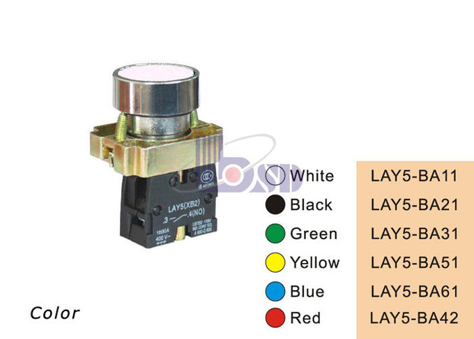 دکمه تخت رنگ قرمز LAY5 (XB2) -BA42 در بهار برای کنترل پنل